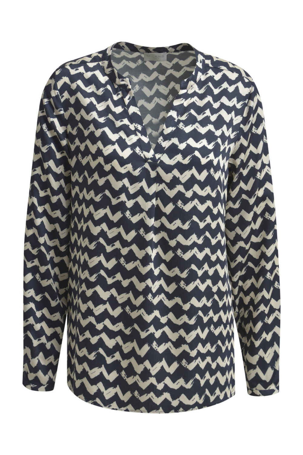 Bluse Milano Italy navy Print – Bild 2