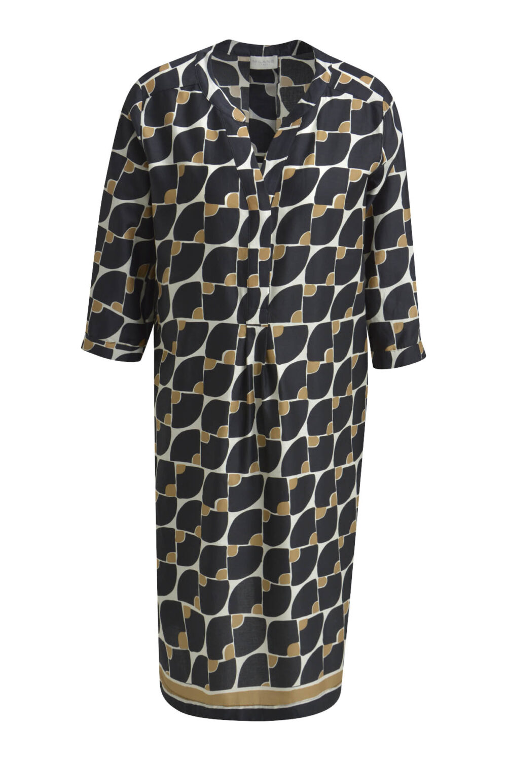 Kleid Milano Italy black print – Bild 2