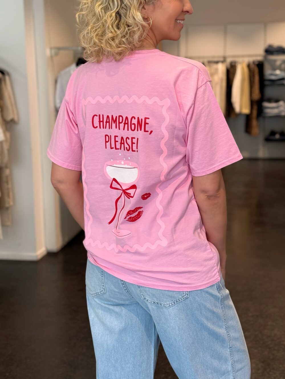 Shirt Champagne please – Bild 2