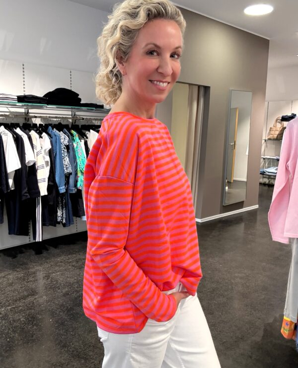 Sweatshirt Querstreifen