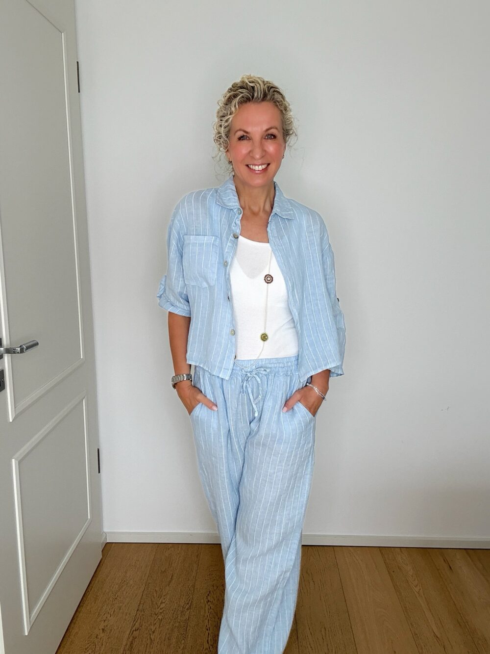 Leinenbluse Stripes – Bild 2