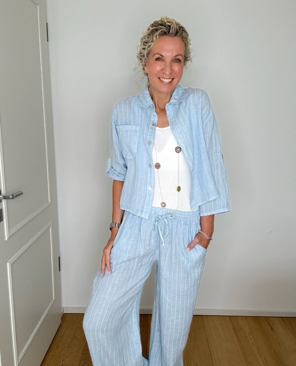 Leinenhose Stripes