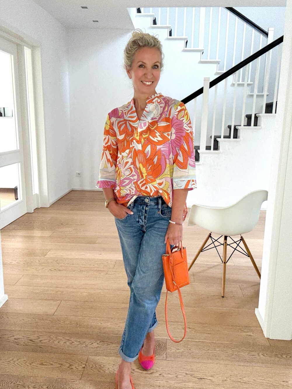 Bluse Sarah Flower Power