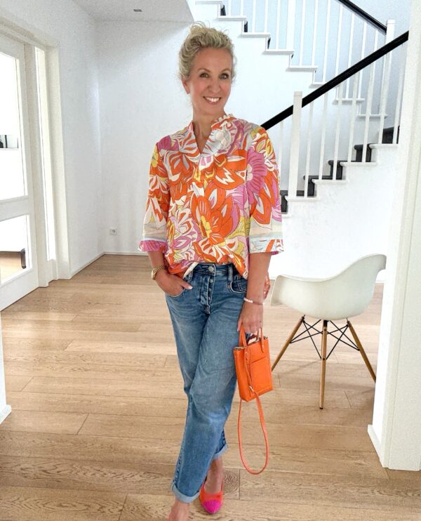 Bluse Sarah Flower Power