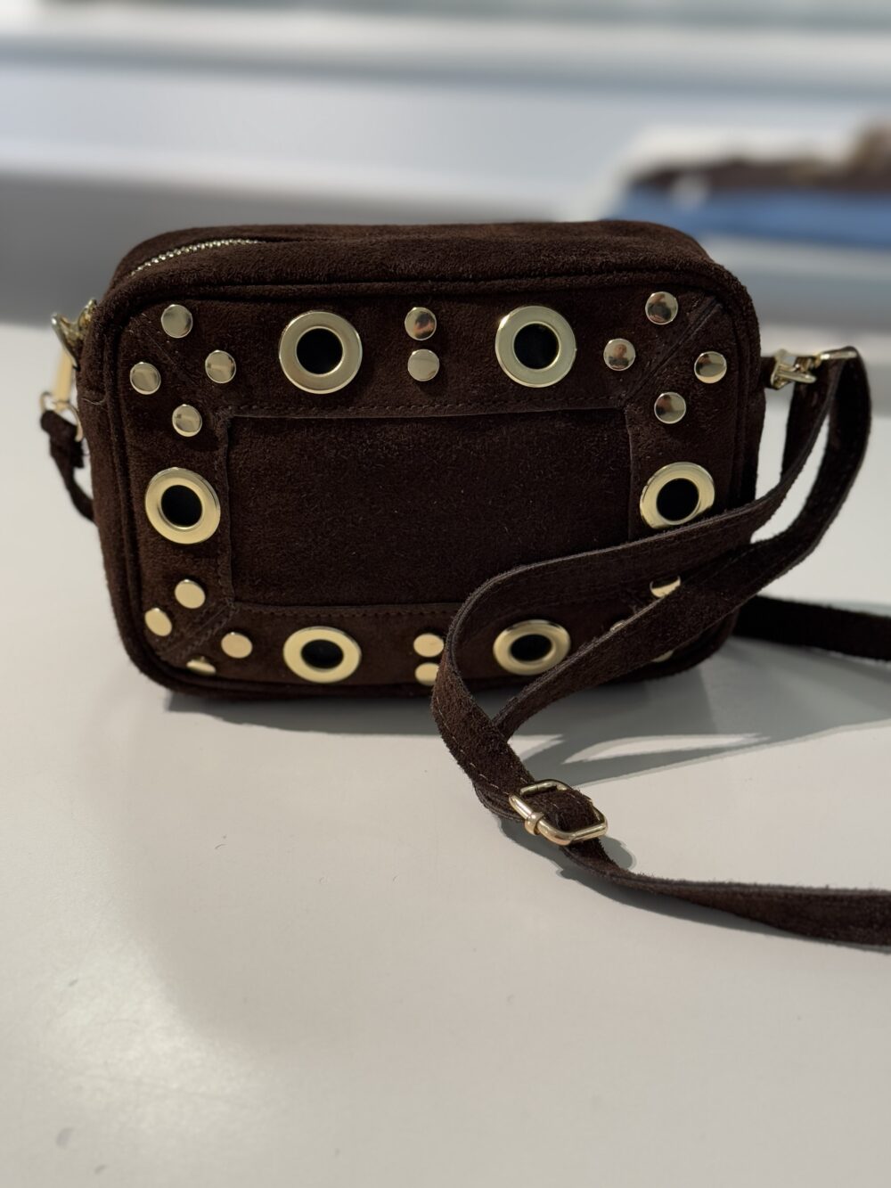 Tasche Velour Niete – Bild 2