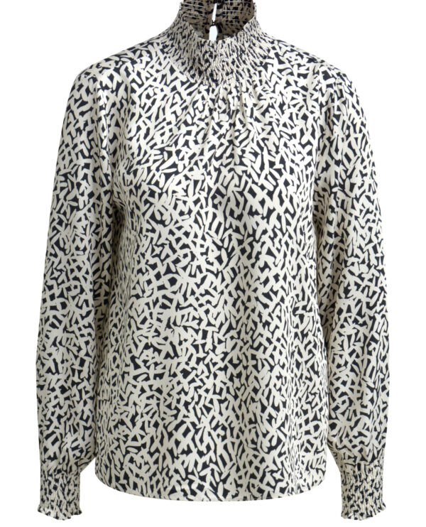 Bluse Milano Italy Print minimal