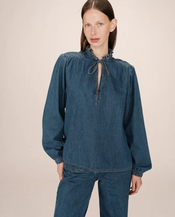 Jeansbluse Grace&Mila Salsa