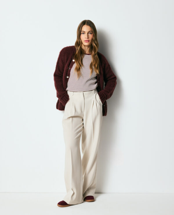 Bundfaltenhose Smith&Soul creme