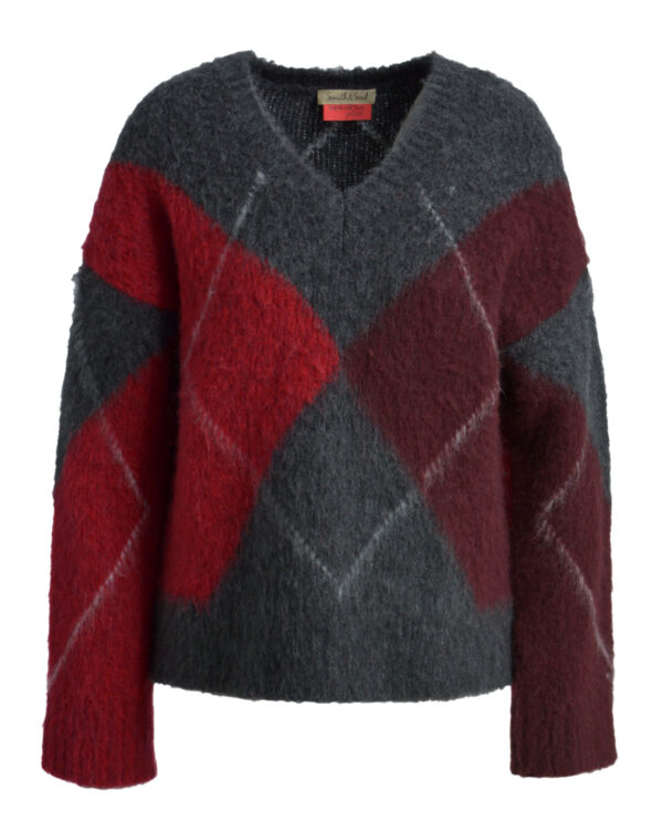 V Pullover Smith&Soul Argyle