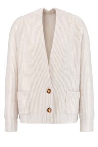 Strickjacke Catnoir Merino creme – Bild 2