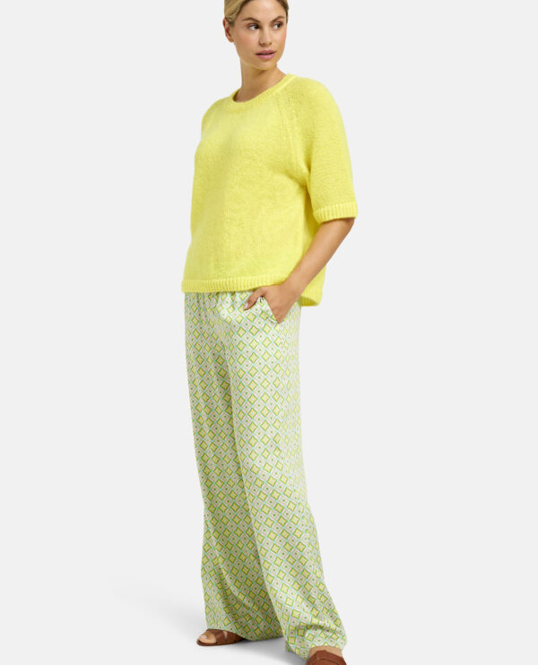 Halbarm Pullover Milano Italy neon