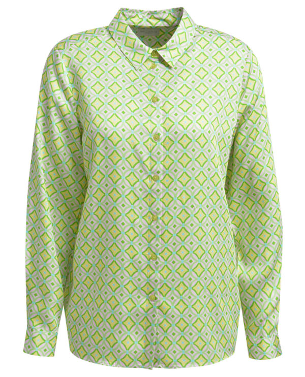 Bluse Milano Italy kiwi print