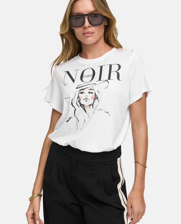 T-Shirt Catnoir Print`C