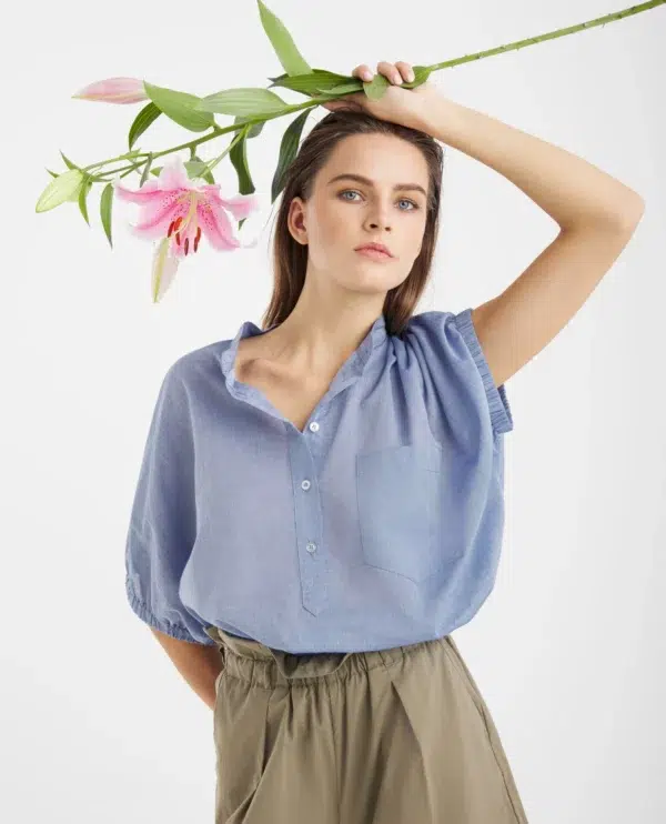 Bluse SOSUE Cowboy Button Denim