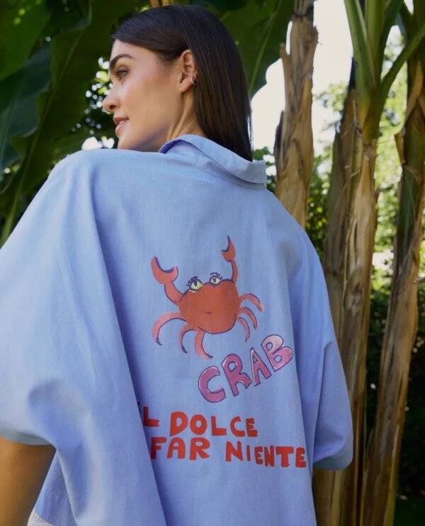 Bluse Milano Italy Ozean