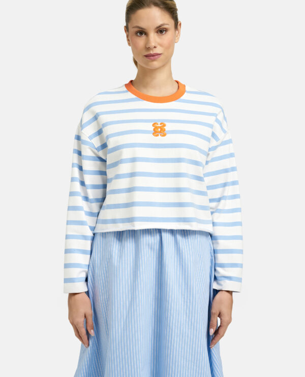 Sweatshirt Smith&Soul bleu-orange