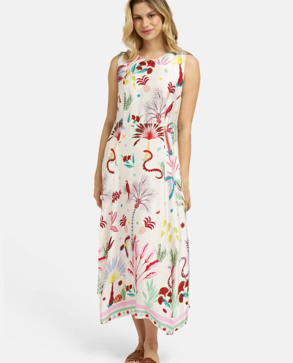 Kleid Milano Italy sand print