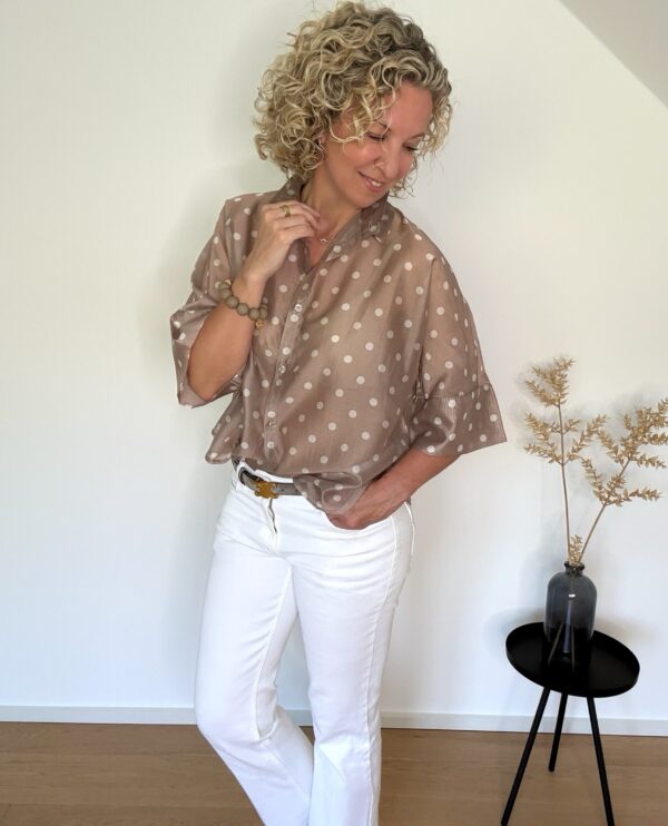 Bluse Punkte