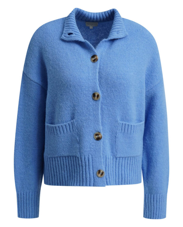 Strickjacke Milano Italy cornflower