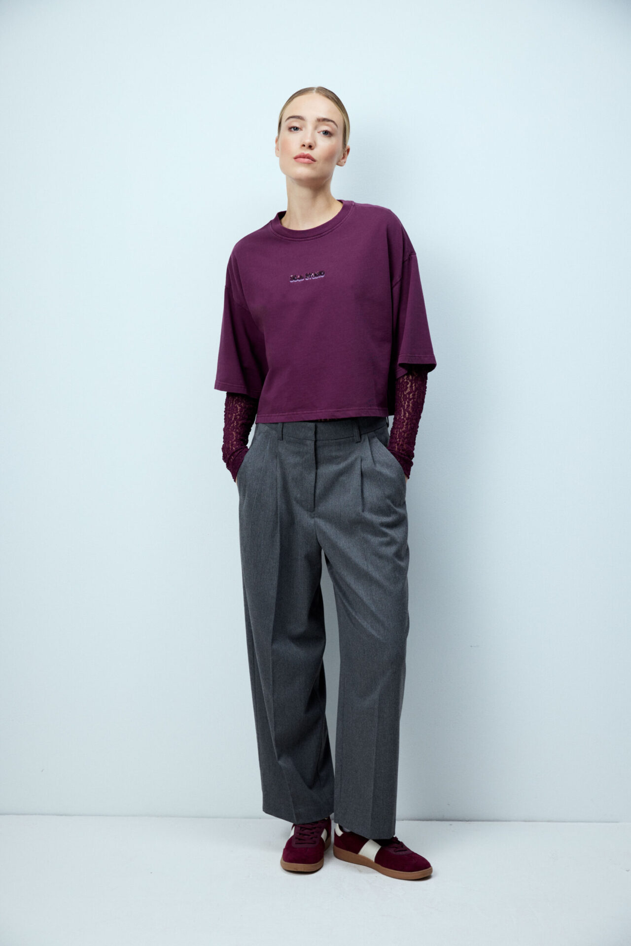 Bundfaltenhose Smith&Soul antrazit